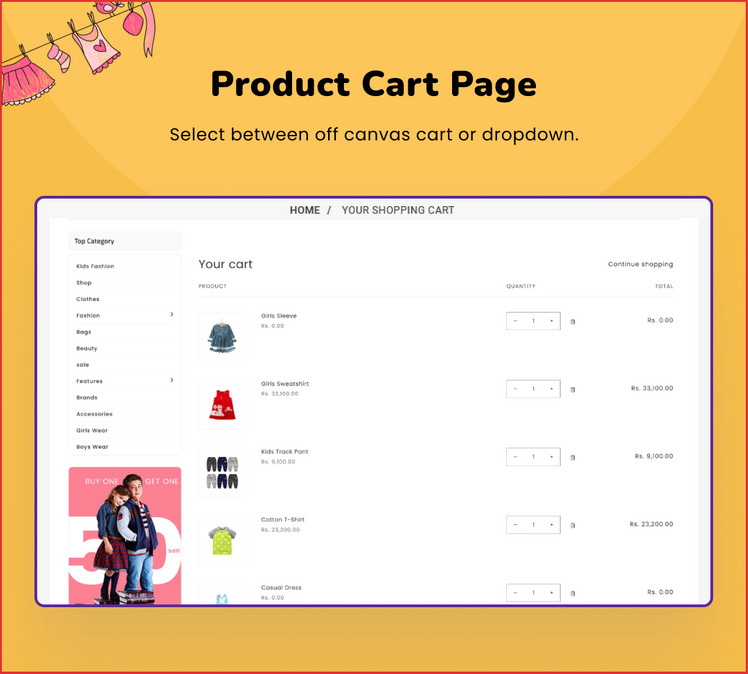 Fashona Children Kids Fashion Shopify Responsive Theme #282868-12