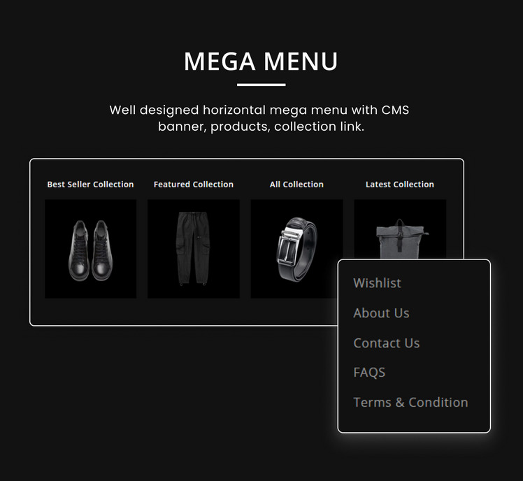 Brand Mega Fashion Style Cloths Shoes Shopify Premium Responsive Theme #280505-7
