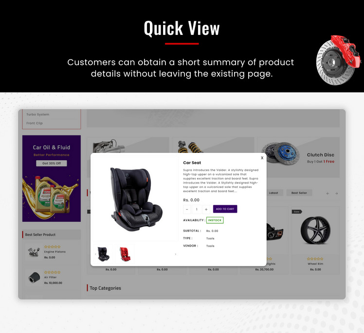 Shoppica Mega Spare Parts Cars Shopify Premium Responsive Theme #284624-10