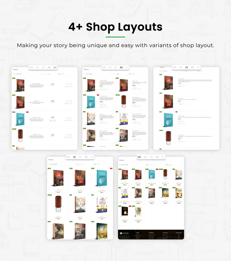 Books Comics Book Store Premium Responsive Shopify Theme #278433-10