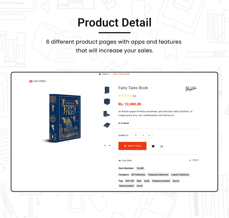 Kindle Books and Digital Comics Store Shopify Theme #269073-9