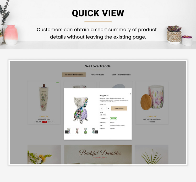 Ceramiry Ceramic Interior Home D cor Shopify Responsive Template #277716-11