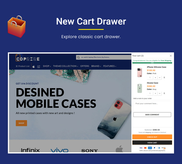 Coprire Mobie Cover Care Shopify Responsive Theme #288525-12