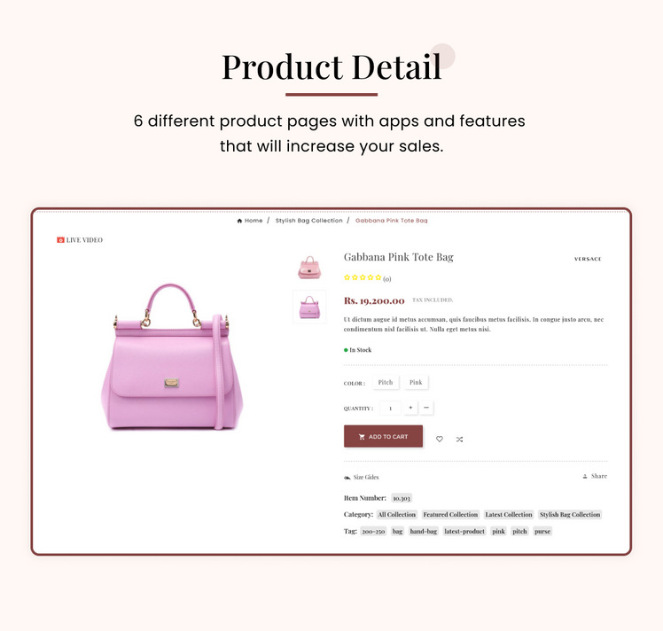 Bagstore Mega Bag Super Shopify Theme #288527-9