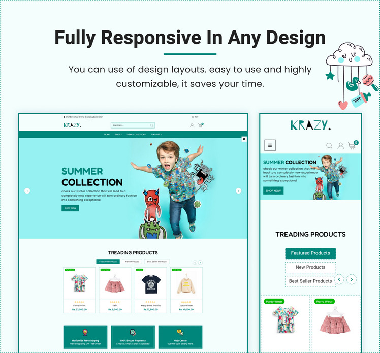 Krazy Mega Cloth Shopify Responsive Theme #282874-5