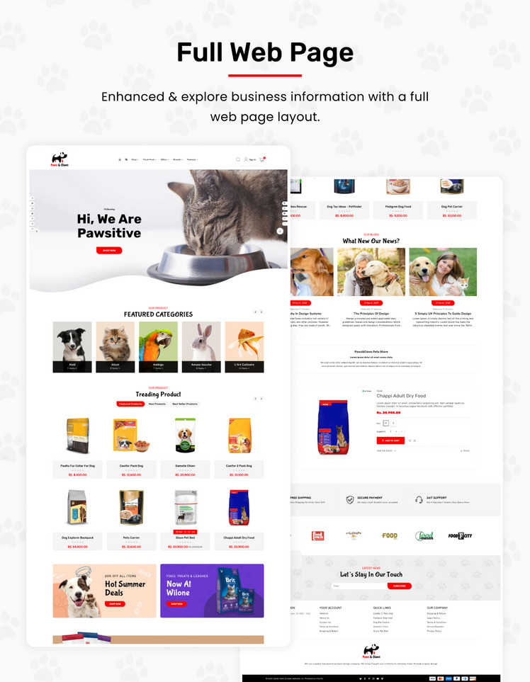 Paws Claws Pet and Animal Care Shopify Theme Pet Care and Food Shopify Theme Shopify OS #327785-4