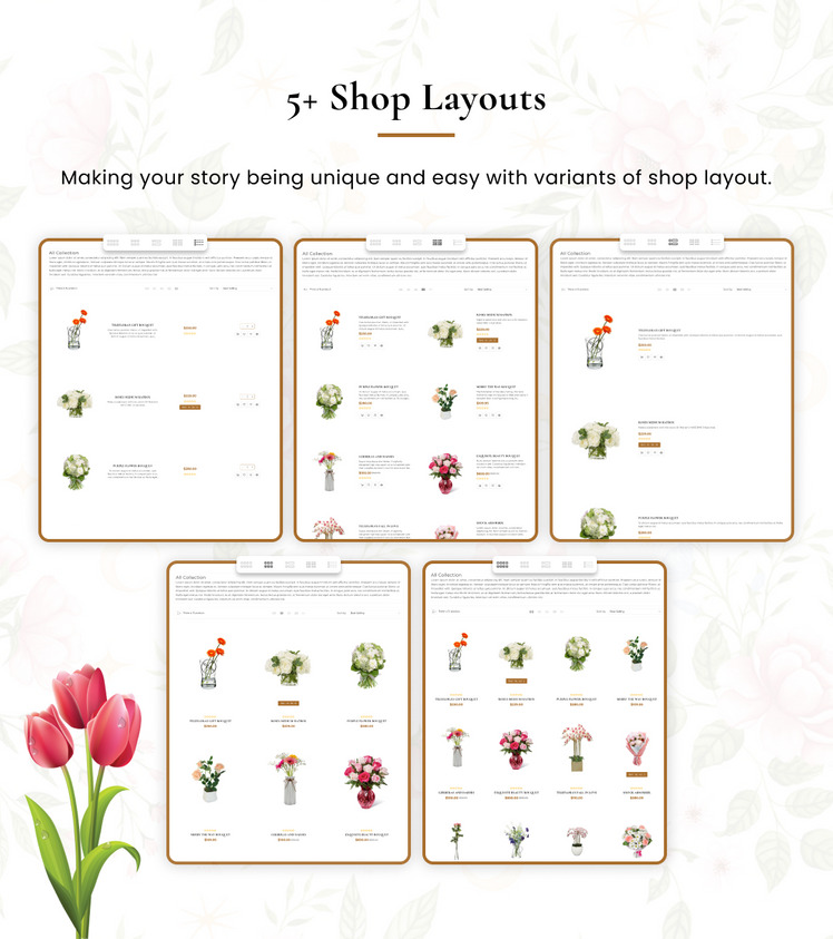 Flowshop Mega Flower Shopify Mega Theme #282875-11