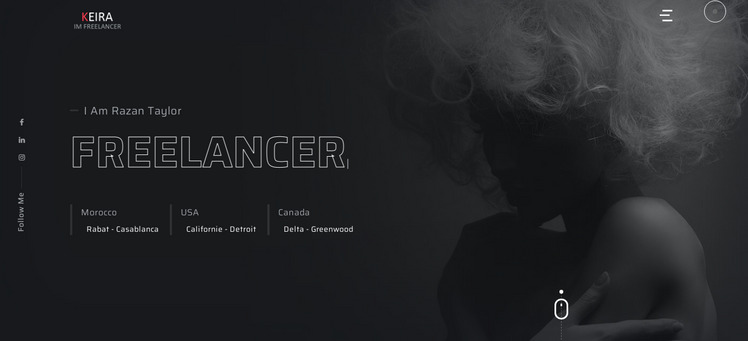 Keira - Personal Portfolio WordPress Theme #177713