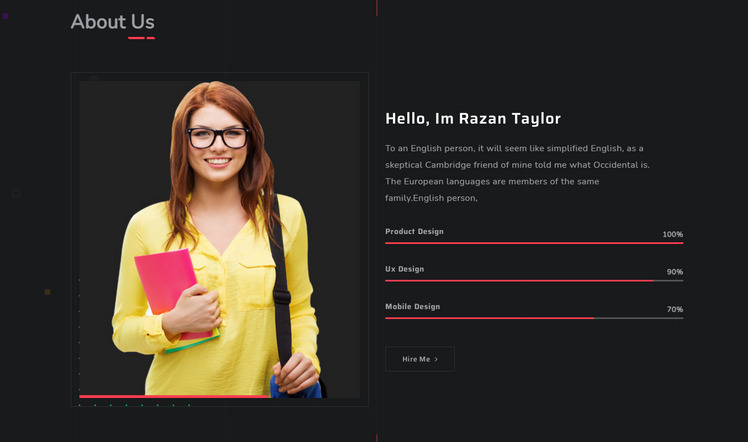 Keira - Personal Portfolio WordPress Theme #177713