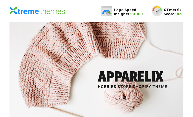 Apparelix Hobbies Store Handmade Craft Shopify Theme #202716-1