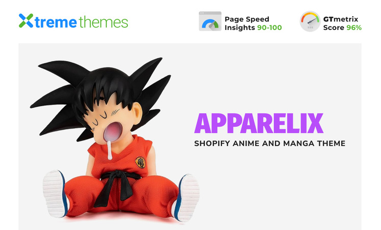 Apparelix Anime and Manga Shop Shopify Theme #361780-1