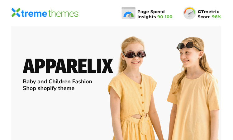 Apparelix Baby and Children Fashion Shopify Theme #224081-1