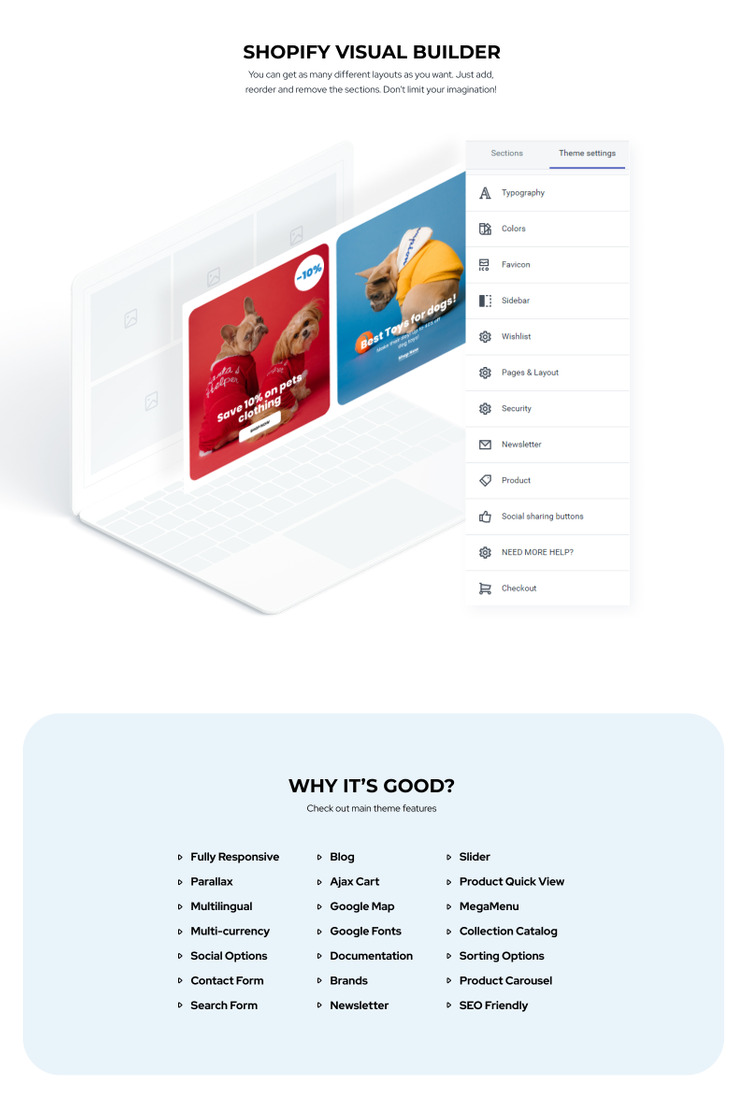 Multifly Pet Care Shop Template Shopify Theme #166824-2