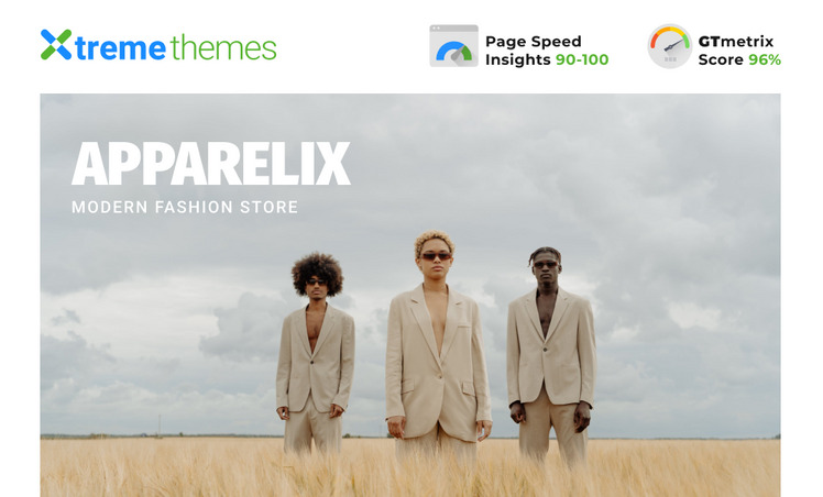 Apparelix Modern Fashion Store Shopify Theme #238405-1