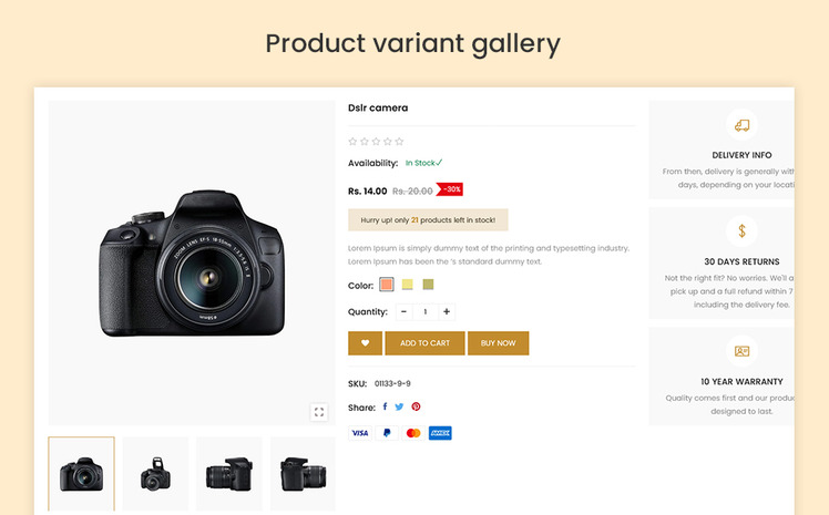 Ecom Best Electronics Gadgets Responsive Shopify Theme #270458