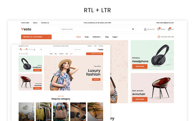 Vesto The Megashop Multistore Premium Shopify Theme #267108