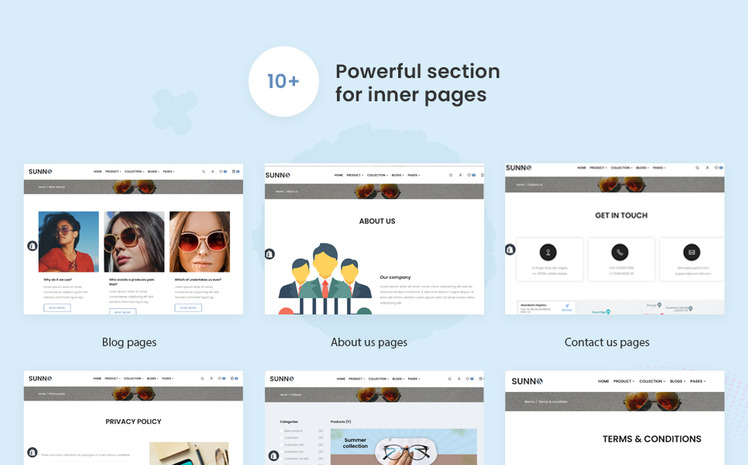 Sunno The Premium Sunglasses Shopify Theme #359910