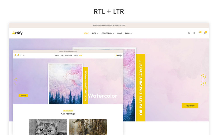 Artify The Art Painting Premium Shopify Theme #260275