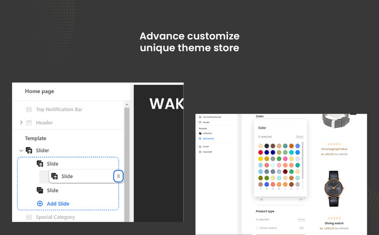 Waklo The Watch Premium Responsive Shopify Theme #350358