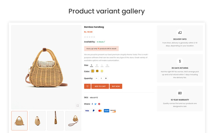 Vesto The Megashop Multistore Premium Shopify Theme #267108