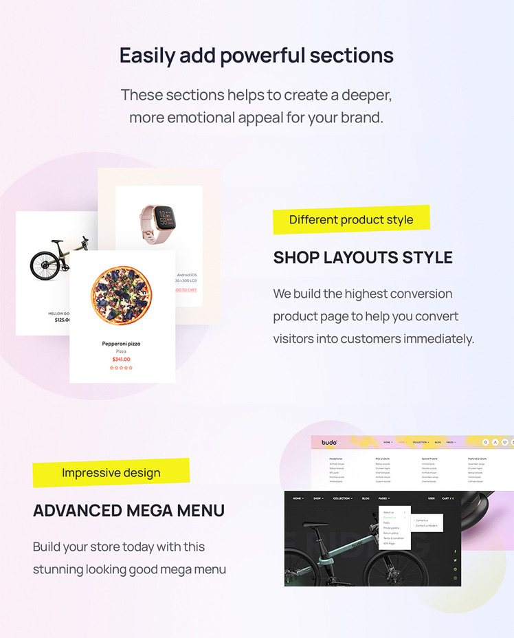 Budo Best Multipurpose Single Product Ecommerce Shopify Theme #297220