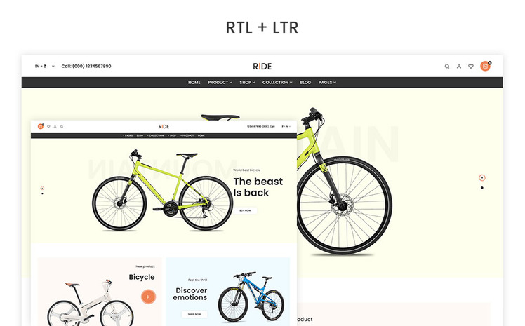 Ride The Bicycle Bike Shop Premium Shopify Theme #248027
