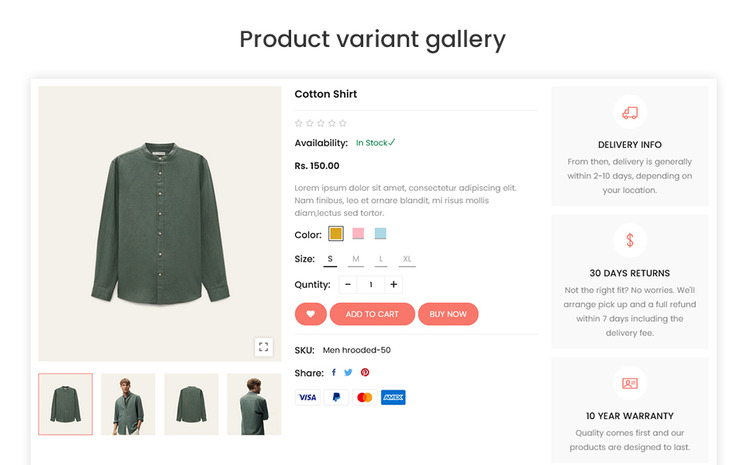 Modern The Fashion Clothing Premium Shopify Theme #258990