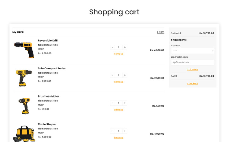 Tools The tools Accessories Premium Shopify Theme #247636