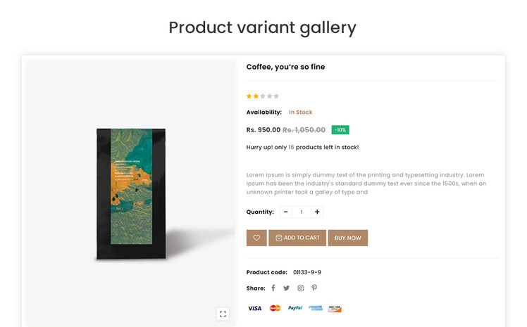 Cofine The Coffee Tea Responsive Shopify Theme #252068
