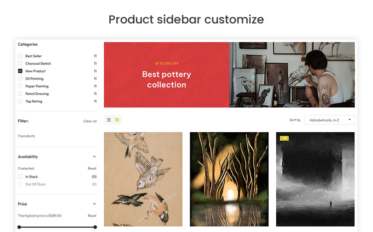 Shoppo The Painting Artist Premium Shopify Theme #268248