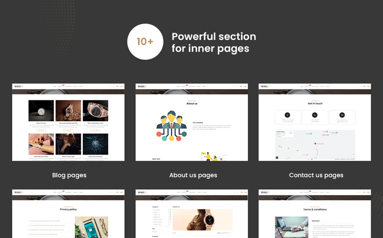 Waklo The Watch Premium Responsive Shopify Theme #350358