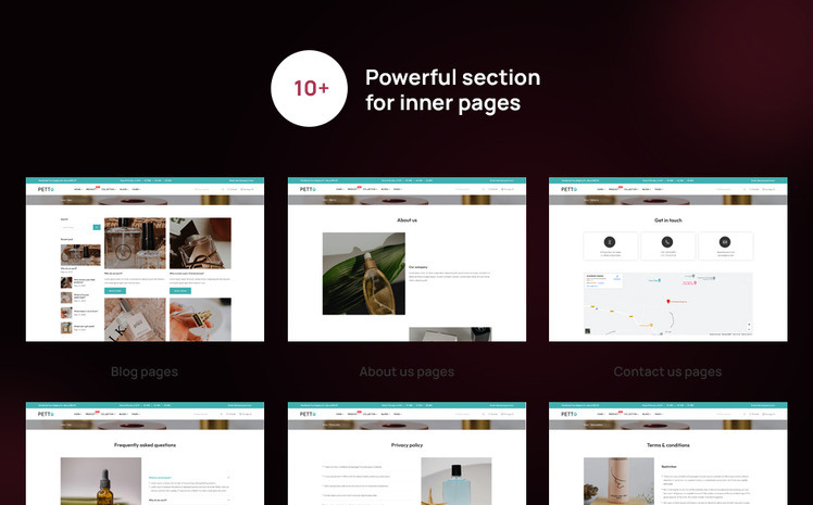 Petto The Perfume Cosmetics Premium Shopify Theme #267890