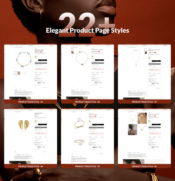 Gemling Jewelry Store Shopify Theme #413228-8