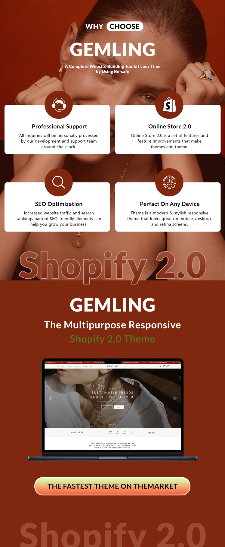 Gemling Jewelry Store Shopify Theme #413228-1
