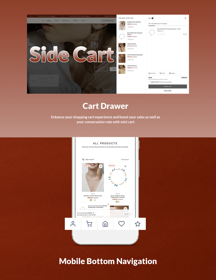 Gemling Jewelry Store Shopify Theme #413228-9