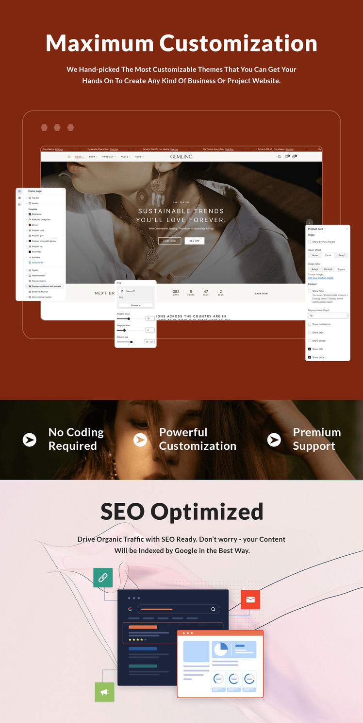 Gemling Jewelry Store Shopify Theme #413228-3