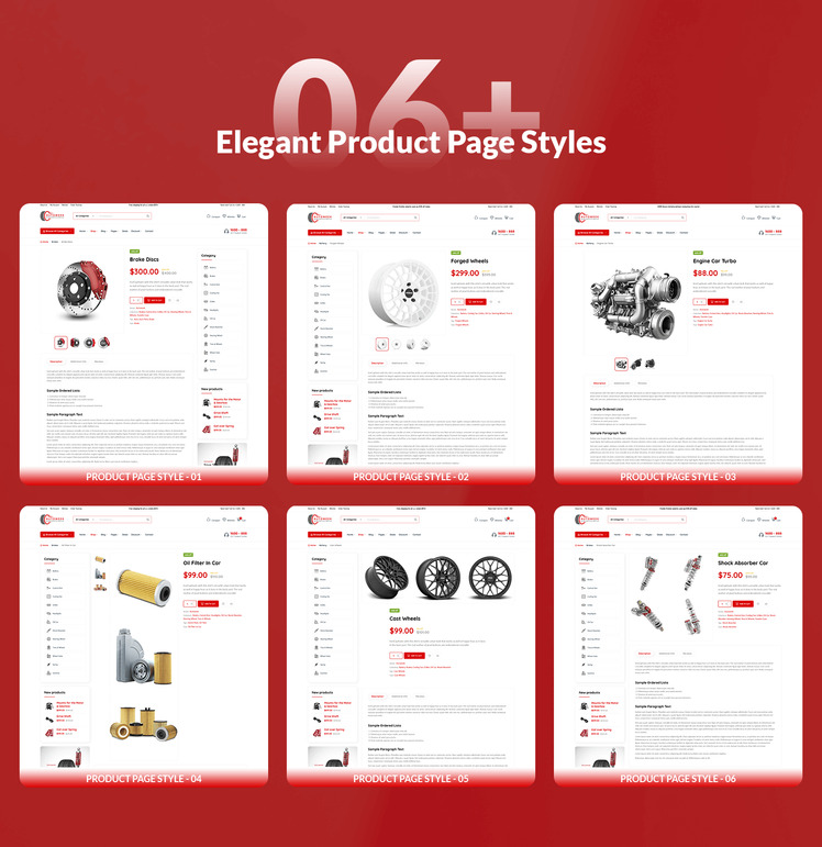 Autoweek Auto Parts Shopify Theme #404587-6