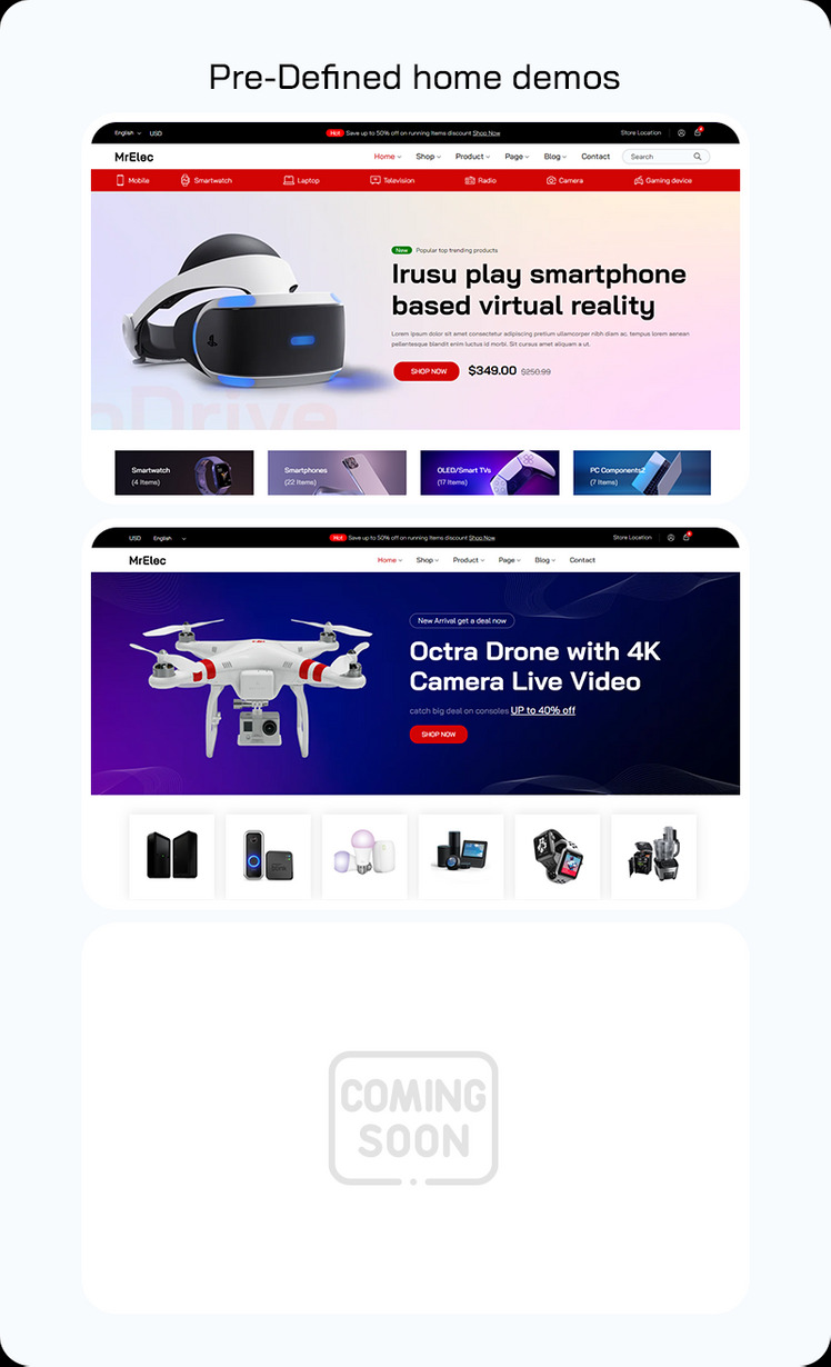MrElec Electronics Gadgets Shopify Theme #379994-2
