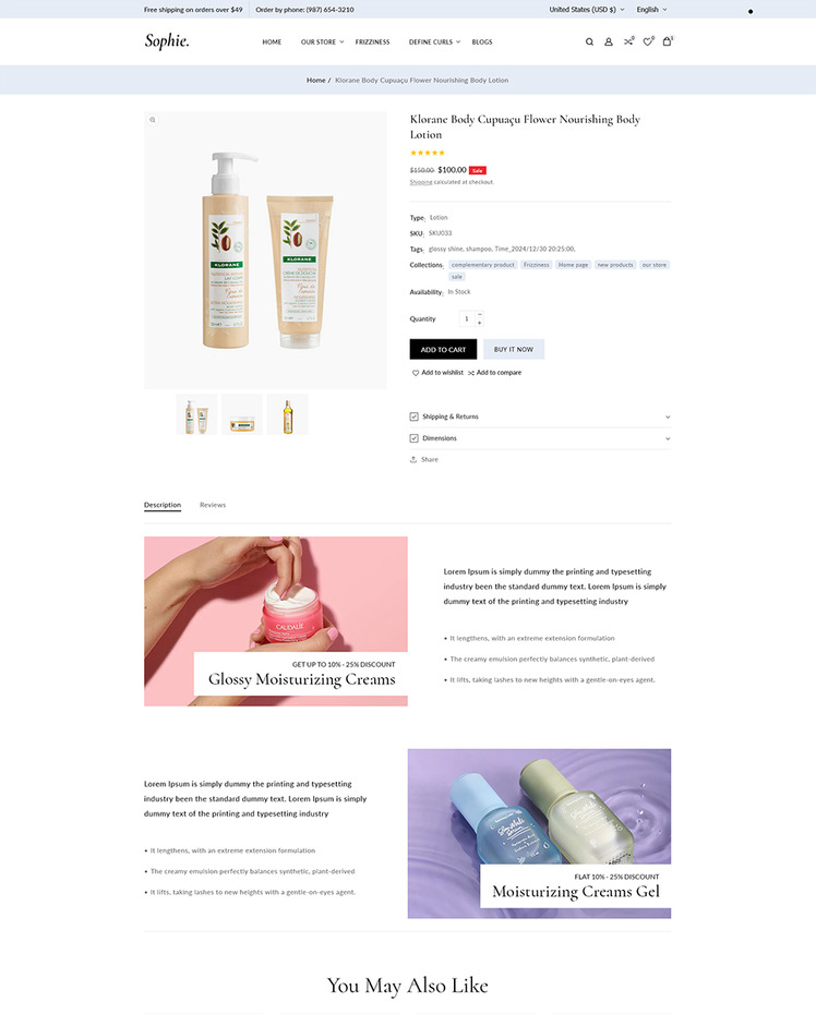 Sophie The Best of High Converting Shopify Responsive Theme #310865