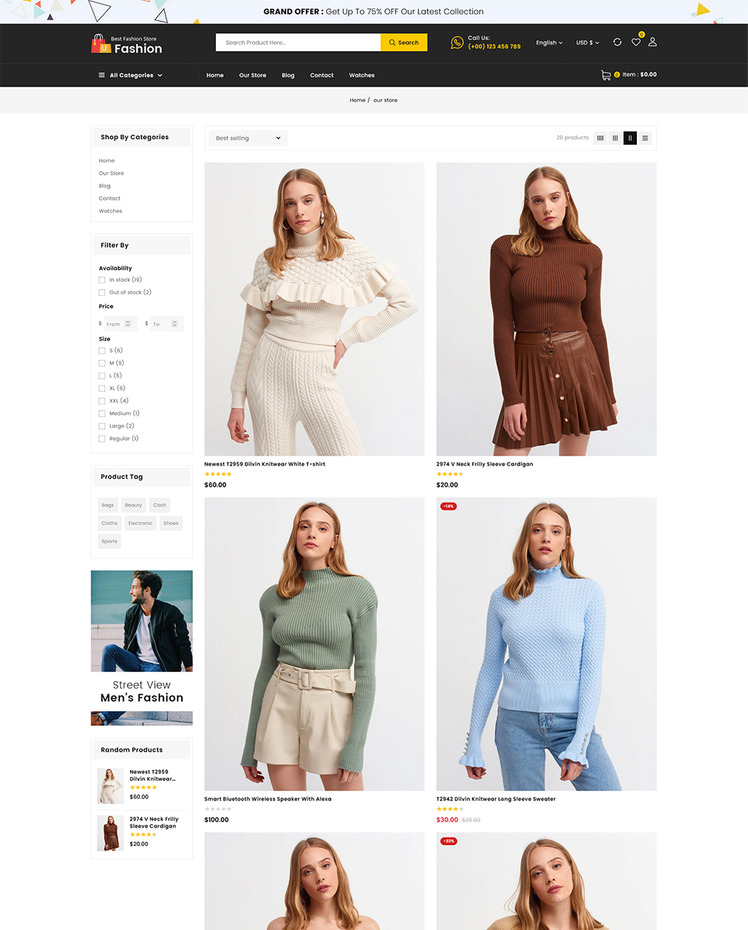 Fashion Fashion and Beauty Multipurpose Shopify Store #236679