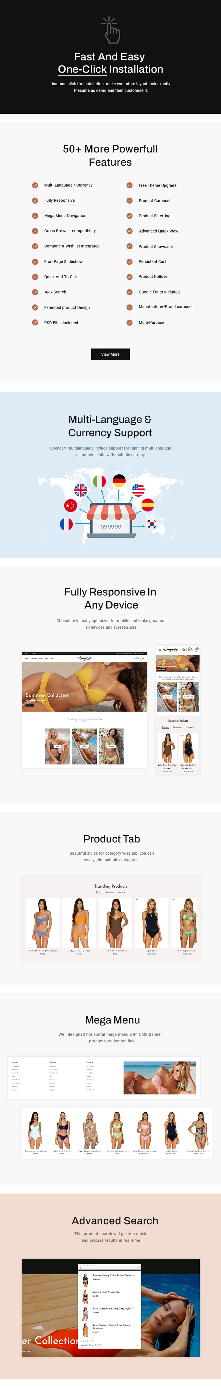 Lingerie Lingerie Ladies Wear Shapewear Swimwear Bikini Store Shopify Theme #252763-1