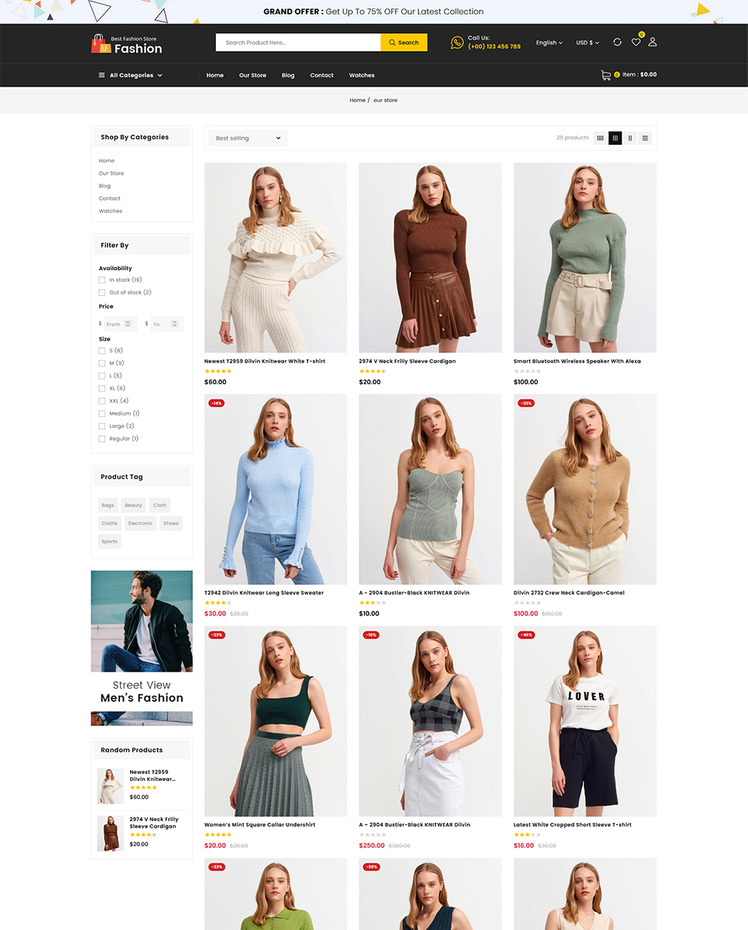 Fashion Fashion and Beauty Multipurpose Shopify Store #236679