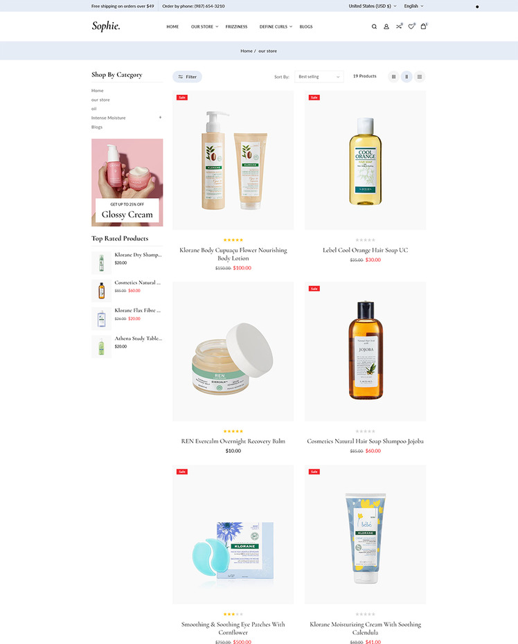 Sophie The Best of High Converting Shopify Responsive Theme #310865