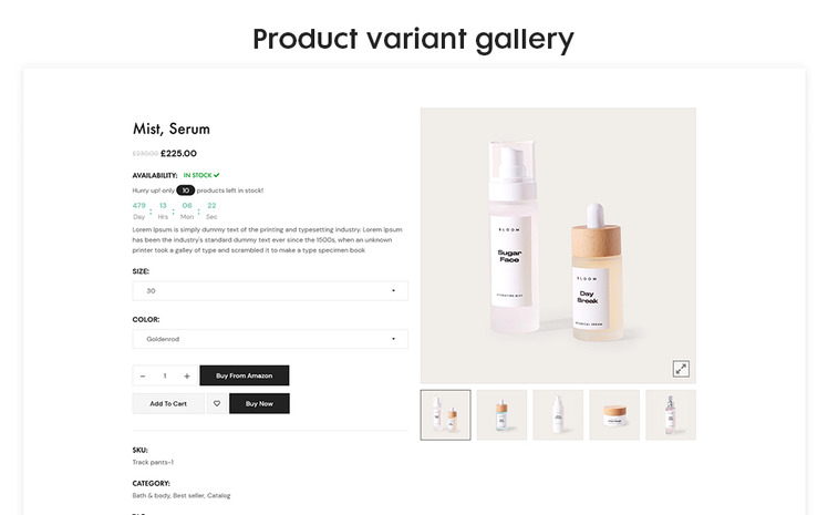 Cosmetic The Beauty Cosmetic Premium Shopify Theme #206157