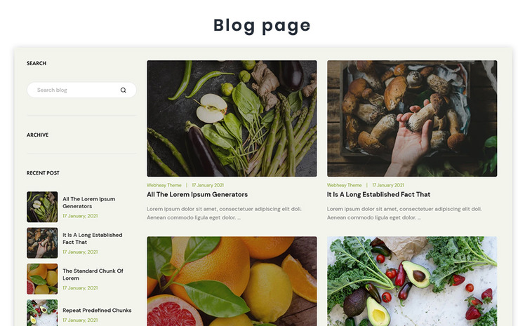 Organic The Vegetables Organic Food and Supermarket Shopify Theme #209465