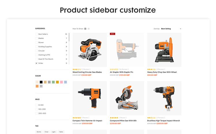 Tools The Tools Accessories Premium Shopify Theme #202474