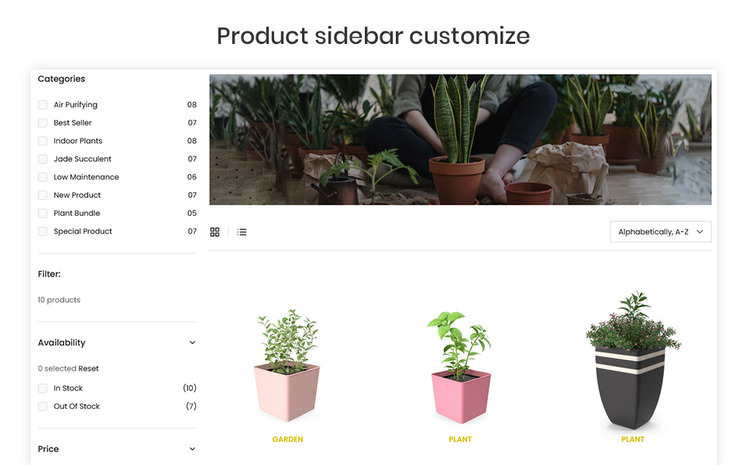 Greenery The Outdoor Plant Shopify eCommerce Theme #296921