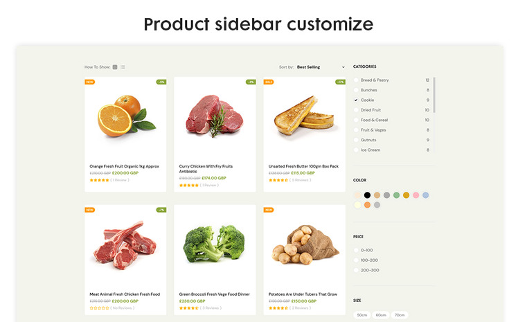 Organic The Vegetables Organic Food and Supermarket Shopify Theme #209465