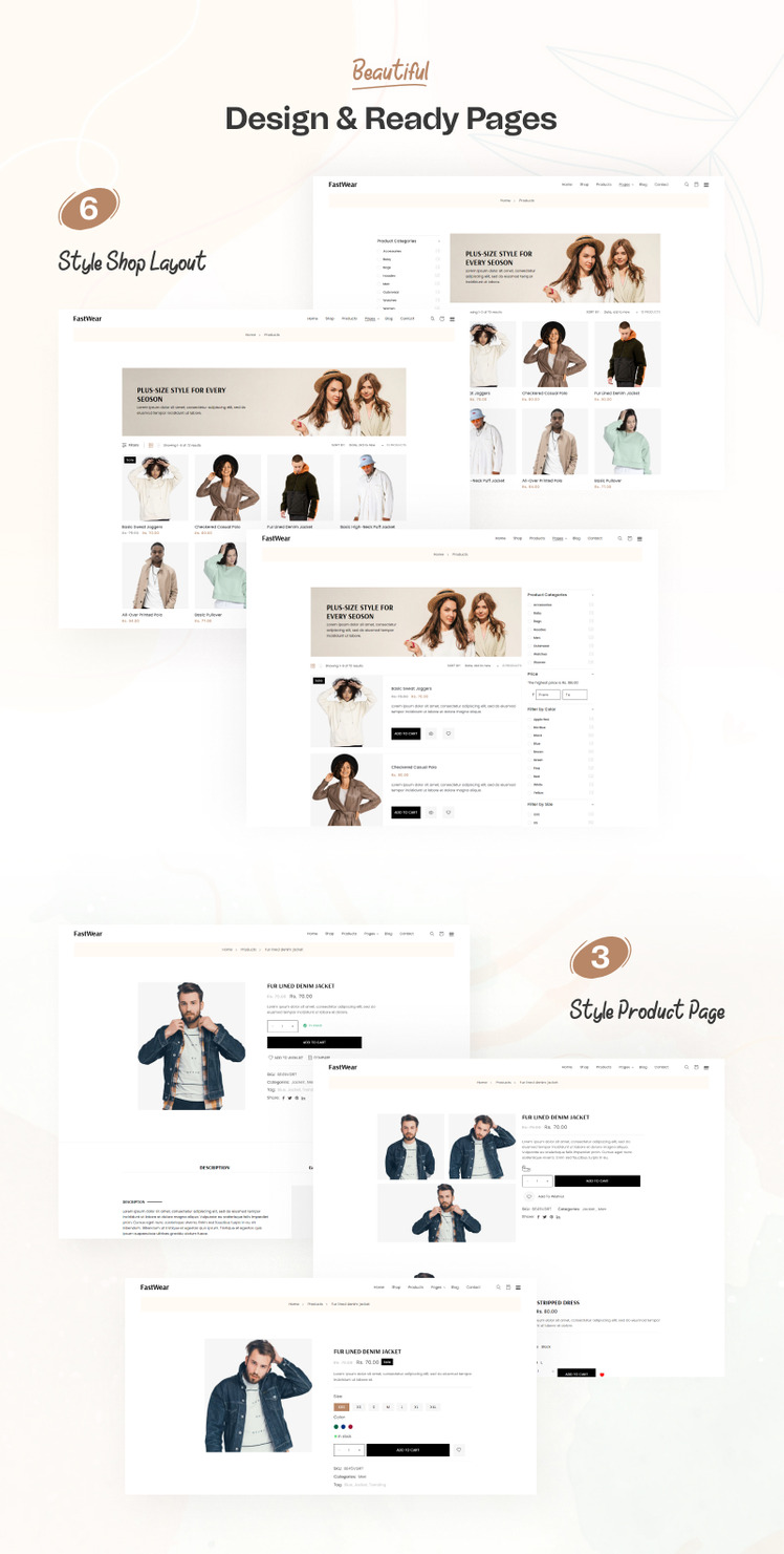 Fast Wear Fashion Store Minimal Bootstrap Shopify Theme #371877-10