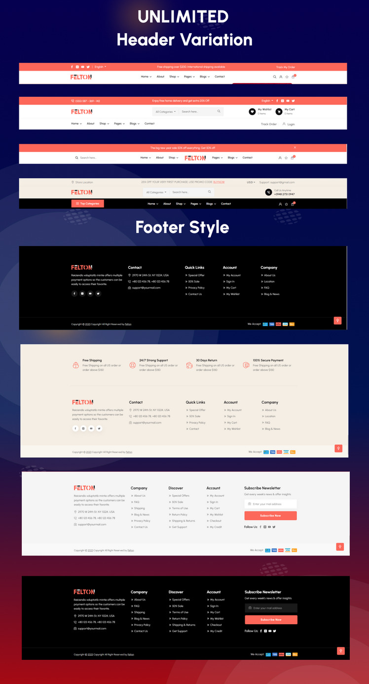 Felton Fashion E Commerce Shopify Theme #275810-2